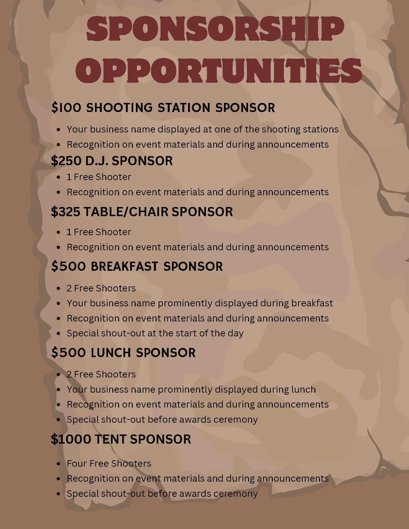 lblc clay shoot flyer 2026 page 2